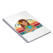 Carnet Pachamama Terre Mère Dieu Incan tournesol (Côté Droit)