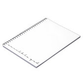 Carnet Pad de griffes (Côté gauche)