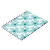 Carnet Padrão floral verde. (Côté gauche)