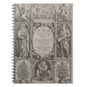 Carnet Page titre à la deuxième édition 'du Herball