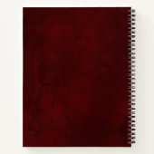 Carnet Pages d'imagination : Spirale personnalisée (Dos)