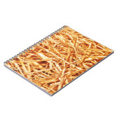 Carnet Paille, conception abstraite (Côté gauche)