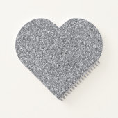 Carnet Pailleté Argent Métallisé (Dos)