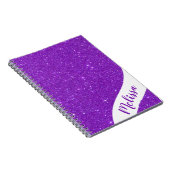 Carnet Paillette personnalisée (Côté Droit)