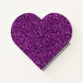 Carnet Paillette Violet de Minuit (Dos)