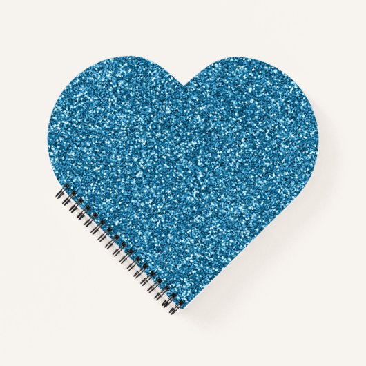 Carnet Paillettes Bleues de Boston (Devant)