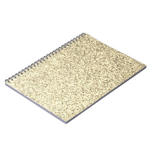 Carnet Paillettes scintillantes légères dorées