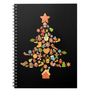 Carnet Pain D'Arbre De Noël Cookie Décor De Costume De No