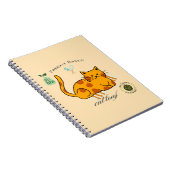 Carnet Pain de chat drôle (Côté Droit)