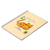 Carnet Pain de chat drôle (Côté gauche)