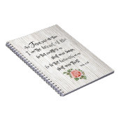 Carnet Pain de vie KJV Bible Verse (Côté Droit)