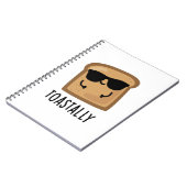 Carnet Pain totallement drôle de toast Pun (Côté gauche)