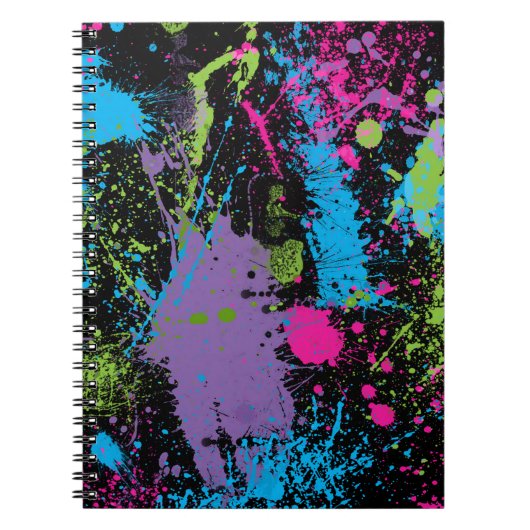 Carnet Paint Splater (Devant)