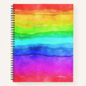 Carnet Painted Rainbow (Devant)