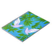 Carnet Paire de colombes blanches (Côté gauche)