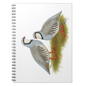 Carnet Paire de perdrix de Chukar (Devant)