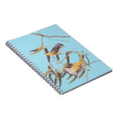 Carnet Paire ornithologique jaune d'Audubon (Côté Droit)