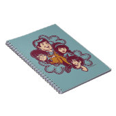 Carnet Paisely Flower Scooby-Doo et le Gang (Côté Droit)