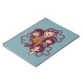 Carnet Paisely Flower Scooby-Doo et le Gang (Côté gauche)