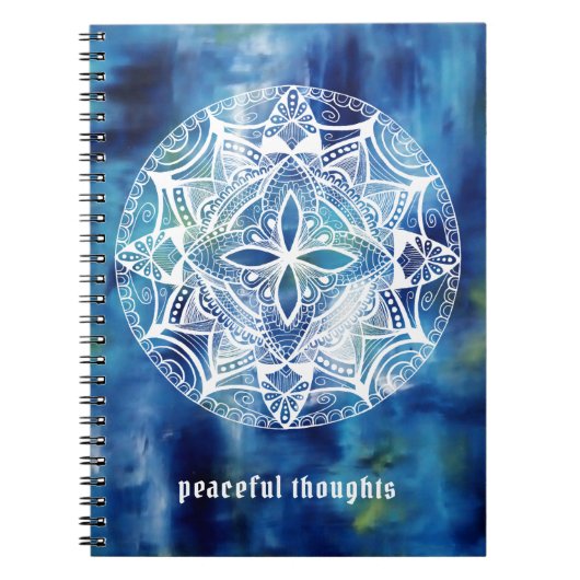 Carnet paisible de pensées (Devant)