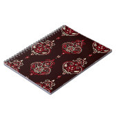 Carnet Paisley Bandana : Boho Vintage Print. (Côté gauche)