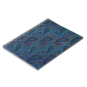 Carnet Paisley Blue Indian Boho Motif (Côté gauche)