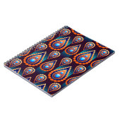 Carnet Paisley Comme Motif de bijoux coloré (Côté gauche)