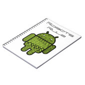 Carnet Paisley Doodle Character pour le robot Android™ (Côté gauche)