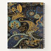 Carnet Paisley élégant (Dos)