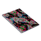 Carnet Paisley Floral Pattern, Ethnic Arrière - plan. (Côté Droit)