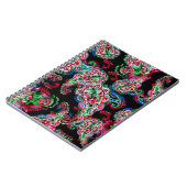 Carnet Paisley Floral Pattern, Ethnic Arrière - plan. (Côté gauche)