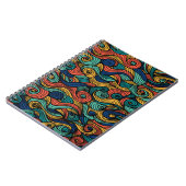 Carnet Paisley haché (Côté gauche)
