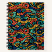 Carnet Paisley haché (Devant)