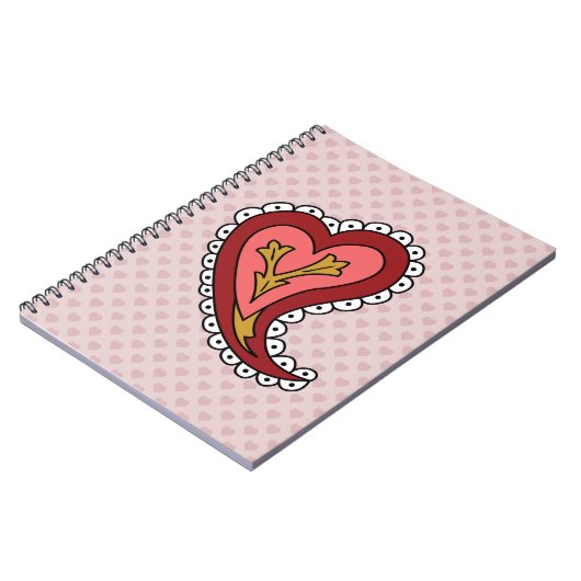 Carnet Paisley Heart (Côté gauche)