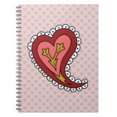 Carnet Paisley Heart (Devant)