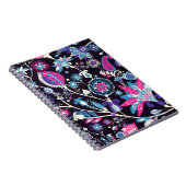 Carnet Paisley moderne : motif traditionnel oriental. (Côté Droit)