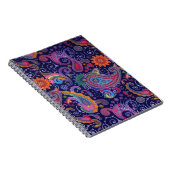 Carnet Paisley violet rose (Côté Droit)