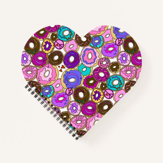 Carnet Paix Amour et Beignets (Devant)