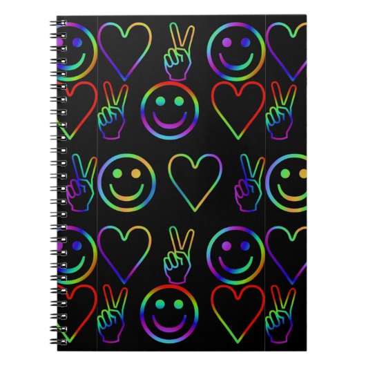 CARNET PAIX, AMOUR ET BONHEUR (Devant)