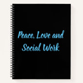 Carnet Paix, amour et travail social (Devant)