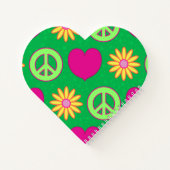 Carnet Paix Amour Marguerites (Dos)
