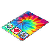 Carnet Paix, amour, patin de glace (Côté gauche)