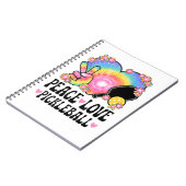 Carnet Paix Amour Pickleball (Côté gauche)