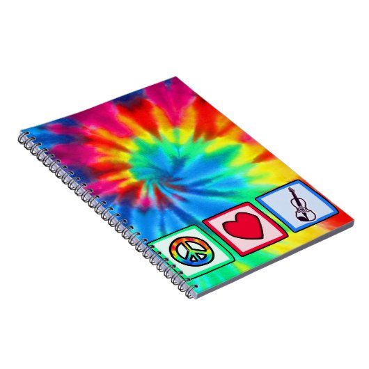 Carnet Paix, amour, violons (Côté Droit)