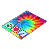 Carnet Paix, amour, violons (Côté gauche)