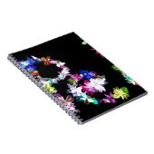 Carnet PAIX en fleurs Art Imprimer (Côté Droit)