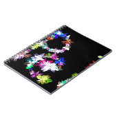 Carnet PAIX en fleurs Art Imprimer (Côté gauche)