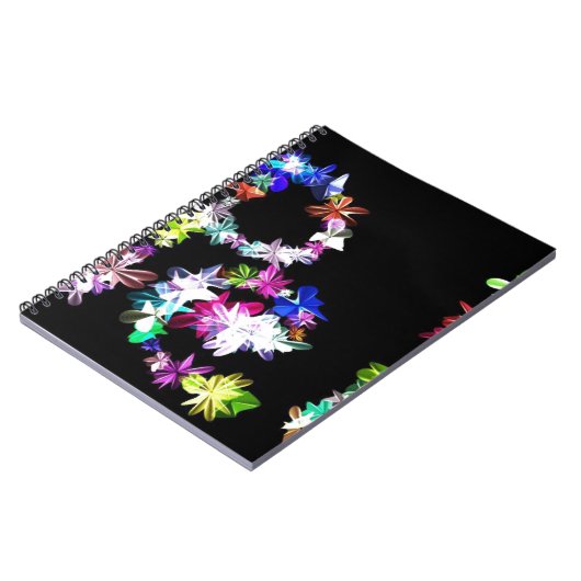 Carnet PAIX en fleurs Art Imprimer (Côté gauche)