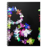 Carnet PAIX en fleurs Art Imprimer (Devant)