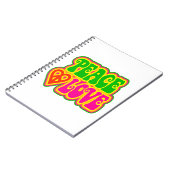 Carnet paix et amour (Côté gauche)